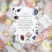 Invitation Mariage Fleur sauvage Chic Boho
