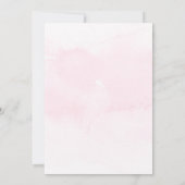 Invitation Mariage fleur sauvage coloré chic (Dos)