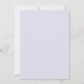 Invitation Mariage Fleur Sauvage Corail Prune (Dos)