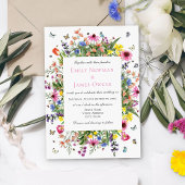 Invitation Mariage Fleur sauvage de Bohême