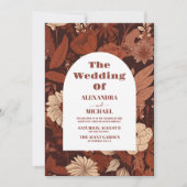 Invitation Mariage Fleur sauvage de Bourgogne (Devant)