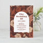 Invitation Mariage Fleur sauvage de Bourgogne (Debout devant)