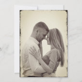 Invitation Mariage Fleur sauvage de papillon photo (Dos)