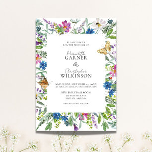 Invitation Mariage Fleur sauvage de printemps