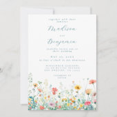 Invitation Mariage Fleur sauvage de printemps Whimsical (Devant)