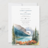 Mariage Fleur sauvage des monts Watercolor