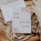 Invitation Mariage fleur sauvage Enregistrer la date Invitati