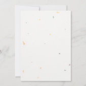 Invitation Mariage fleur sauvage Floral Garden (Dos)