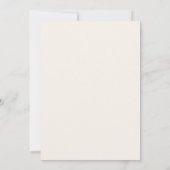 Invitation Mariage Fleur Sauvage Floral Rustique (Dos)