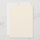 Invitation Mariage Fleur Sauvage Floral Rustique (Dos)