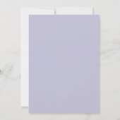 Invitation Mariage Fleur Sauvage Indigo Pervenche (Dos)