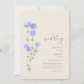 Invitation Mariage fleur sauvage Inviter Floral Print ou Digi (Devant)