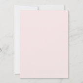 Invitation Mariage Fleur Sauvage Jaune Blush Doux (Dos)