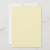 Invitation Mariage Fleur Sauvage Jaune Lilas (Dos)