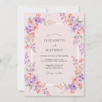 Mariage Fleur Sauvage Lilas Mauve Poussiéreux