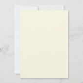 Invitation Mariage Fleur Sauvage Moutarde Violette (Dos)