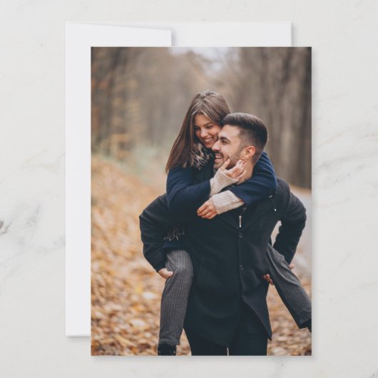 Invitation Mariage Fleur sauvage photo couleur de printemps (Dos)