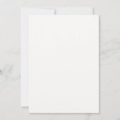 Invitation Mariage Fleur Sauvage Rose Menthe (Dos)
