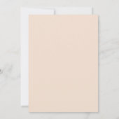 Invitation Mariage Fleur Sauvage Rouille Ocre (Dos)