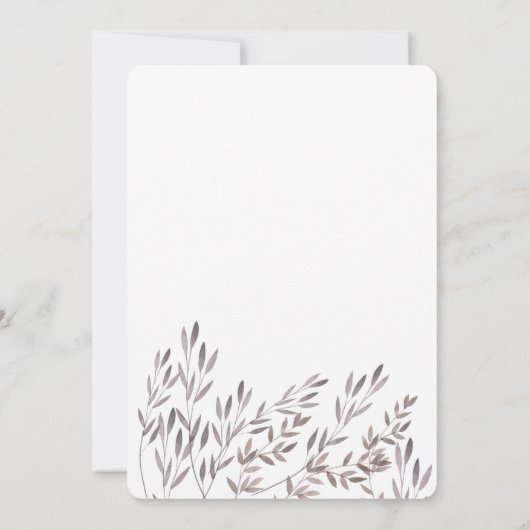 Invitation Mariage Fleur sauvage v2 (Dos)