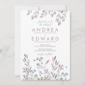 Invitation Mariage Fleur sauvage v2 (Devant)