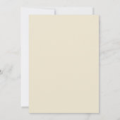 Invitation Mariage Fleur Sauvage Violette Crème (Dos)