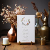 Invitation Mariage fleur sauvage Wreath