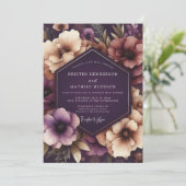 Invitation Mariage Fleurie Enchantée de Prune (Debout devant)