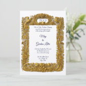 Invitation Mariage Fleurs sauvages Oiseaux et Papillons (Debout devant)