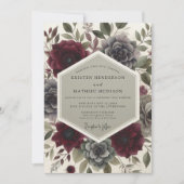 Invitation Mariage Floraison Botanique de Bourgogne (Devant)