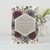 Invitation Mariage Floraison Botanique de Bourgogne (Debout devant)