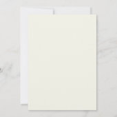 Invitation Mariage Floraison Botanique Menthe Corail (Dos)