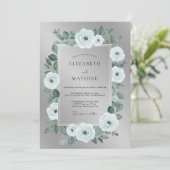 Invitation Mariage Floraison de Menthe (Debout devant)