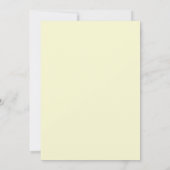 Invitation Mariage Floraison Fantaisiste Bleu Corail (Dos)