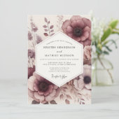 Invitation Mariage Floraison Fleurie de Prunier (Debout devant)
