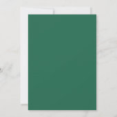 Invitation Mariage Floraison Lilas Jade (Dos)