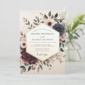 Invitation Mariage Floraison Poétique de Bourgogne (Debout devant)