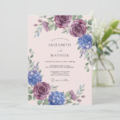Invitation Mariage Floraison Romantique de Prunier (Debout devant)