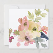 Invitation Mariage floral (Dos)