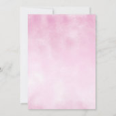 Invitation Mariage floral (Dos)