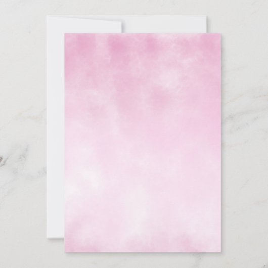 Invitation Mariage floral (Dos)