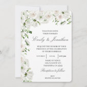 Invitation Mariage floral (Devant)