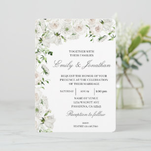 Invitation Mariage floral