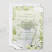 Invitation Mariage floral à fleur de Chamomile (Devant)