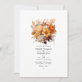 Invitation Mariage Floral à l'essentiel (Devant)