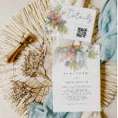 Invitation Mariage Floral Aquarelle