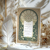 Invitation Mariage Floral Art Nouveau complexe