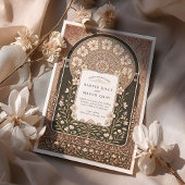 Invitation Mariage Floral Art Nouveau complexe