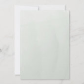 Invitation Mariage Floral blanc I (Dos)