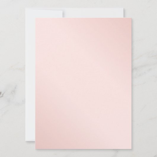 Invitation Mariage floral bleu bleu bleu rose rose marine (Dos)